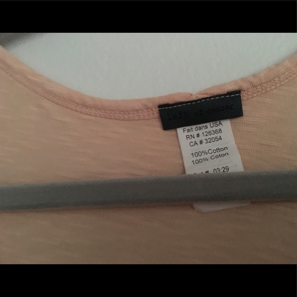Anthropology Left of center peach tank top, size S - Picture 3 of 3